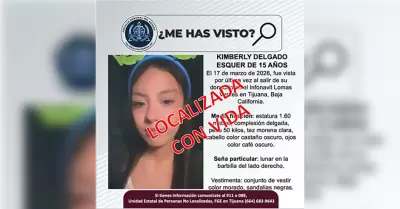 Localizan sana y salva a menor reportada como desaparecida en Tijuana