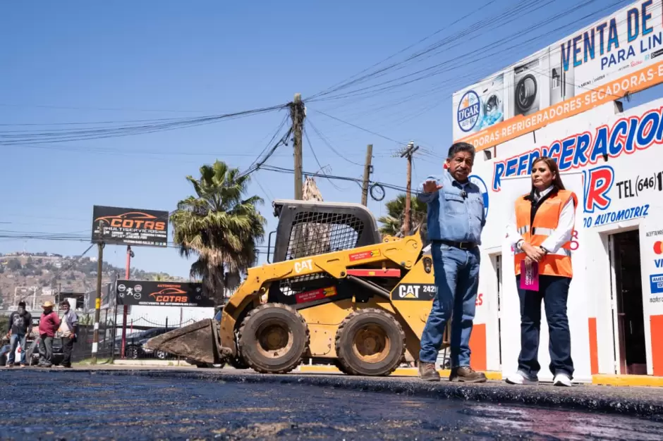 Rehabilitaci�n de calles en Ecolomas