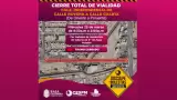 Cierre de vialidades