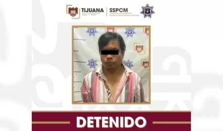 Detienen a hombre por agredir a su esposa en Tijuana