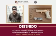 Detiene Polic�a Municipal a persona con arma de fuego