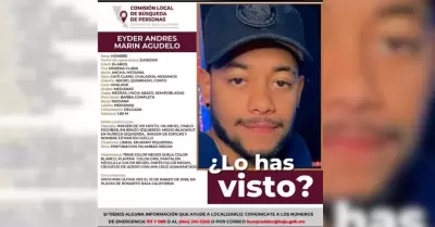 Joven colombiano desaparecido