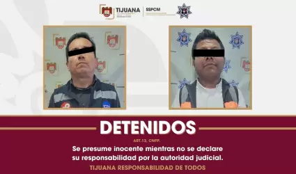 Arrestan a dos por usurpaci�n de funciones y tentativa de extorsi�n