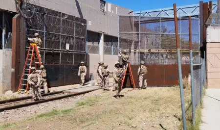 Incursi�n de militares de Estados Unidos en la frontera de Nogales