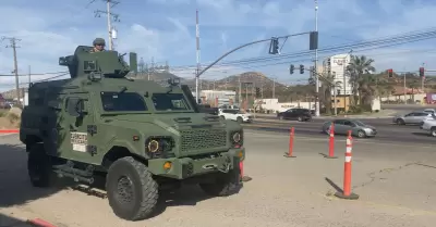 Refuerzan seguridad en Baja California con llegada de 300 elementos del Ej�rcito
