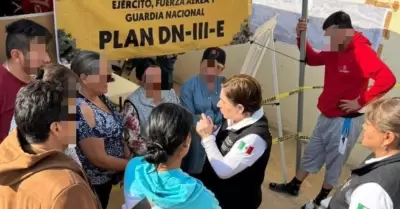 Labores de rescate de mineros en Sinaloa