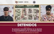 Asegura Polic�a Municipal de Tijuana a dos personas se�aladas como presuntos responsables del delito de robo a conductor de transporte p�blico