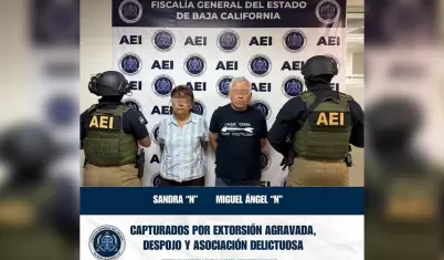 Pareja presuntamente vinculada a "c�rtel inmobiliario" en Tijuana