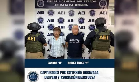 Pareja presuntamente vinculada a "c�rtel inmobiliario" en Tijuana