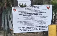 Se manifiestan por segundo d�a consecutivo trabajadores de Pemex Rosarito; exigen servicios m�dicos y medicinas