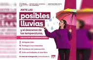 Informa Protecci�n Civil BC pron�stico de lluvias aisladas y descenso de temperatura
