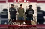 Detienen FESC y GN a hombre armado en granjas familiares; le incautan metanfetamina y marihuana