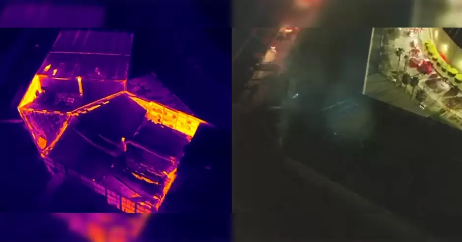 Dron con sistema t�rmico