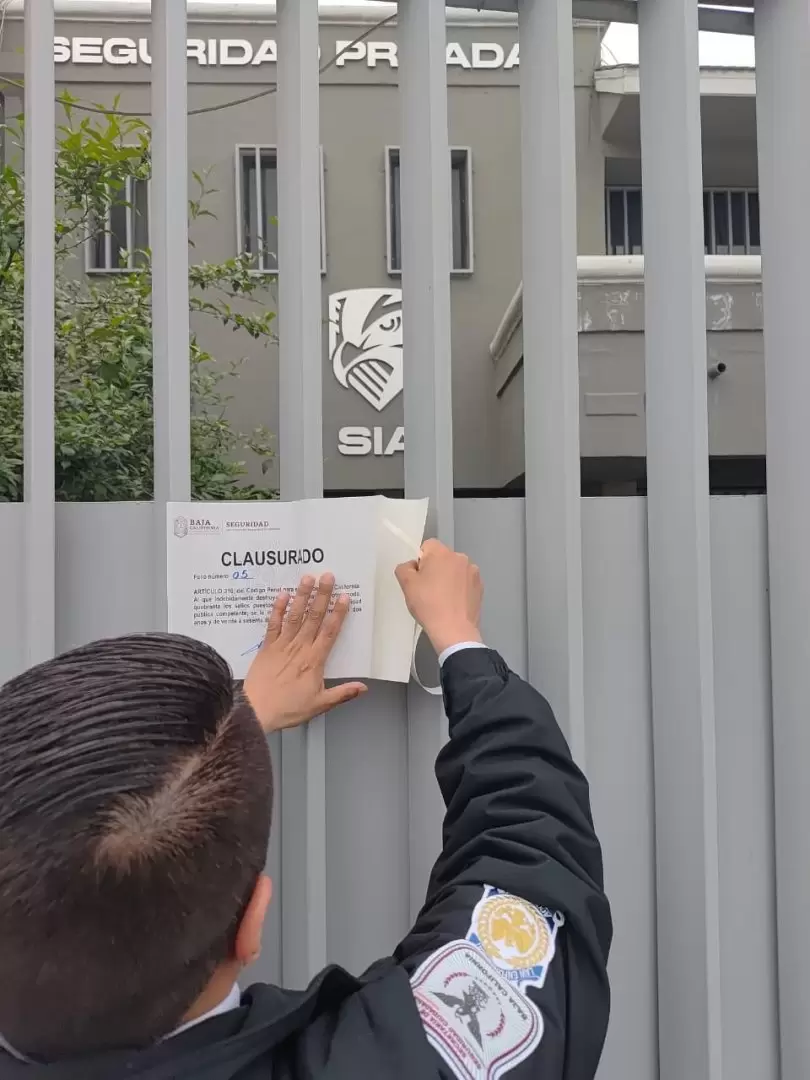 Clausuran empresa de seguridad privada en Tijuana por irregularidades