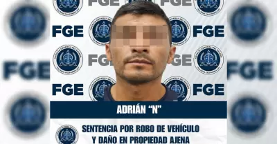 Responsable de robo de veh�culo y da�os en Tijuana