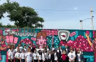 Rendichicas devela el mural "Mujer emprendedora" como reconocimiento a la perseverancia femenina