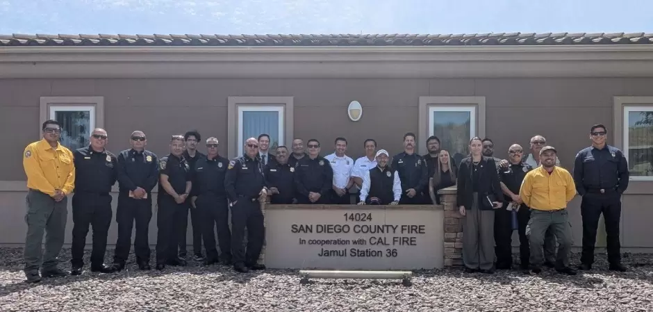 Tecate refuerza coordinaci�n binacional para atender incendios forestales