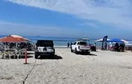 Tras incidente con ba�istas de EEUU, activan protocolos preventivos y colocan bandera blanca en playas de Rosarito