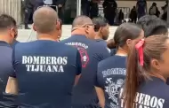 Bomberos de Tijuana exigen se cumpla con acuerdo de homologaci�n salarial
