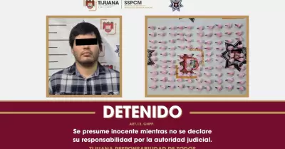 Detiene Polic�a Municipal a sujeto por delitos contra la salud en la Zona Centro