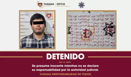 Detiene Polic�a Municipal a sujeto por delitos contra la salud en la Zona Centro