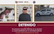 Asegura Polic�a Municipal de Tijuana a presunto chofer de transporte se�alado por robo a mano arma