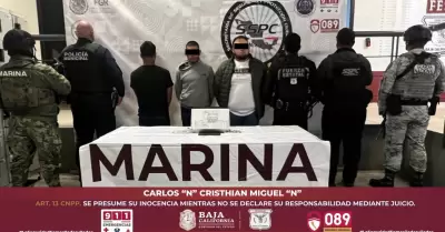 Detienen en Tijuana a tres hombres armados; uno es menor de edad