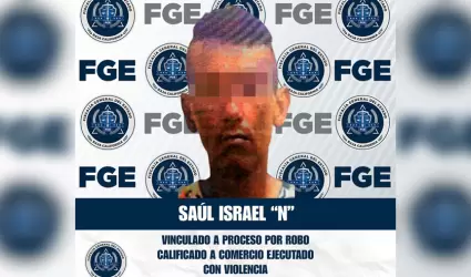 Vinculado a proceso a hombre por robo con violencia en tienda de la colonia Guay