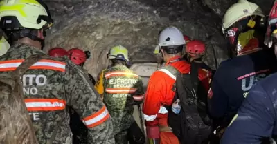 Rescatistas en mina Santa Fe