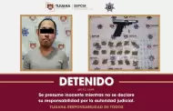 Arresta SSPCM a sujeto armado y en posesi�n de droga en la colonia Morelos