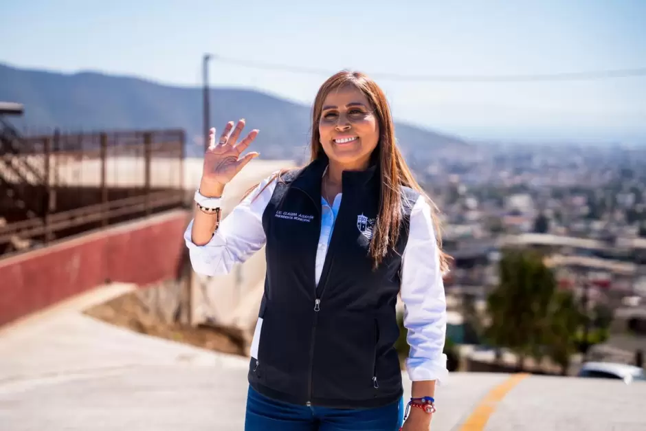 Inauguraci�n de calle en la colonia M�rquez de Le�n