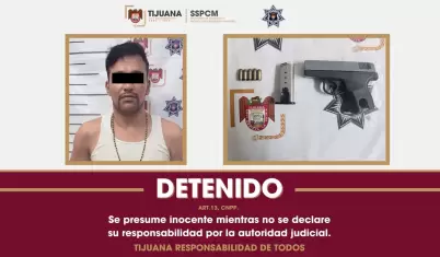 Detiene Polic�a Municipal a sujeto armado con orden de aprehensi�n activa por na