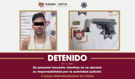 Detiene Polic�a Municipal a sujeto armado con orden de aprehensi�n activa por na