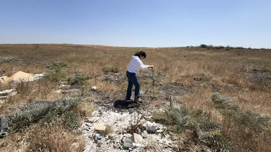 Una cruz en el basurero: el terreno donde han encontrado decenas de cuerpos en Baja California