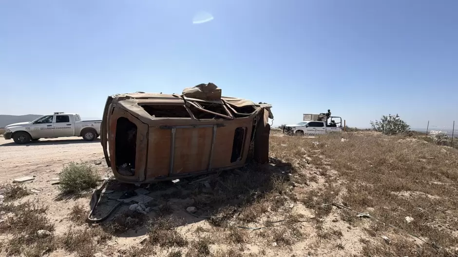 Una cruz en el basurero: el terreno donde han encontrado decenas de cuerpos en Baja California