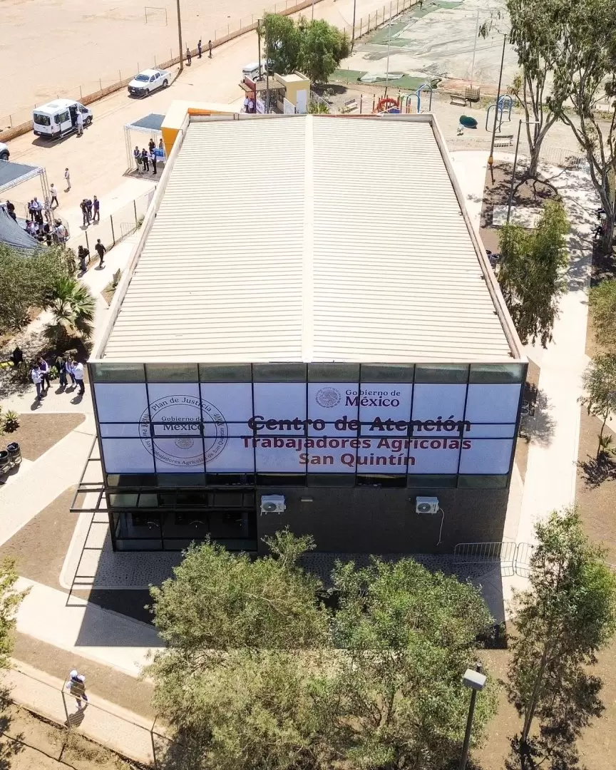 Inauguran centro de atenci�n integral para trabajadores agr�colas de San Quint�n