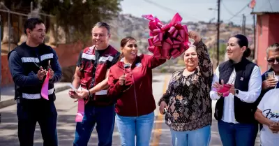 Inauguraci�n en la colonia 17 de Abril