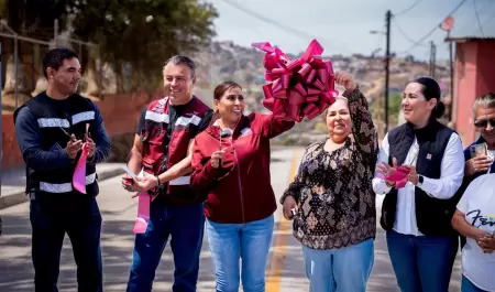 Inauguraci�n en la colonia 17 de Abril