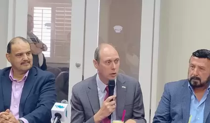 C�nsul de Estados Unidos en Tijuana plantea seguir trabajando juntos M�xico-EU