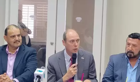 C�nsul de Estados Unidos en Tijuana plantea seguir trabajando juntos M�xico-EU