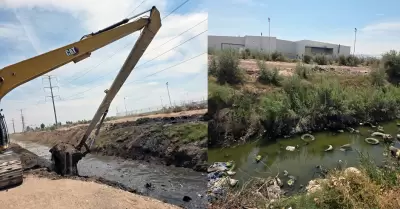 Retiran m�s de 11 mil toneladas de residuos en limpieza del Dren Puebla en Mexic