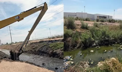 Retiran m�s de 11 mil toneladas de residuos en limpieza del Dren Puebla en Mexic