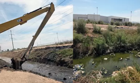 Retiran m�s de 11 mil toneladas de residuos en limpieza del Dren Puebla en Mexic