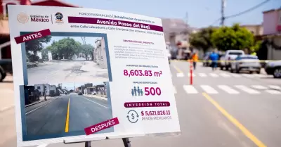 Transforma Gobierno de Claudia Agat�n m�s de 8 mil 600 m2 de vialidad en Villas 