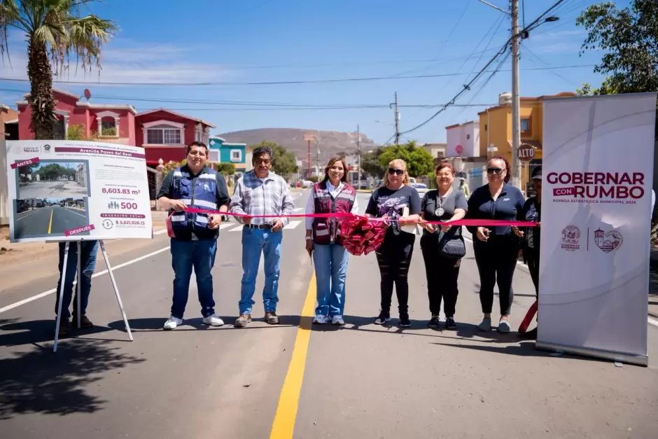 Transforma Gobierno de Claudia Agat�n m�s de 8 mil 600 m2 de vialidad en Villas del Real VII