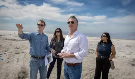 Newsom lanza nueva conservancia para impulsar la restauraci�n del Mar de Salton