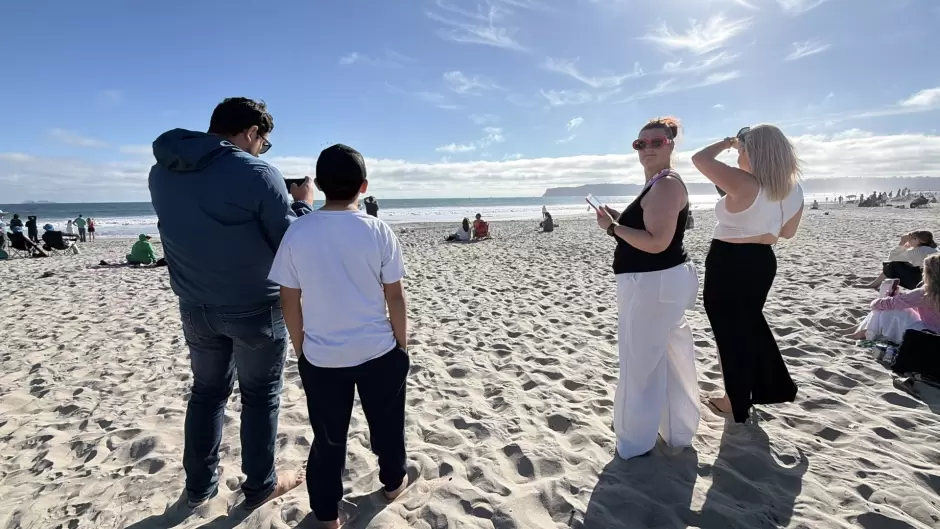 Regreso de Artemis II en San Diego, California