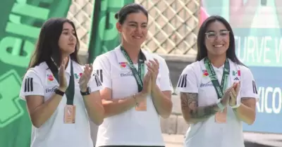 Alejandra Valencia, �ngela Ruiz y Ana Paula V�zquez se quedaron con el tercer lu