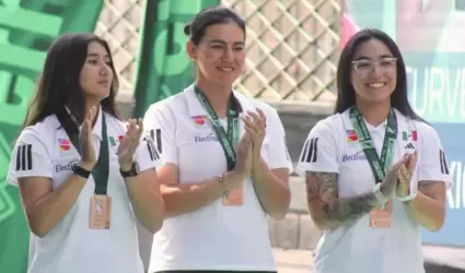 Alejandra Valencia, �ngela Ruiz y Ana Paula V�zquez se quedaron con el tercer lu