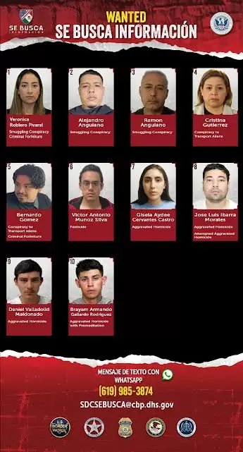 Campaña binacional busca a traficantes de personas en la frontera Tijuana-San Diego